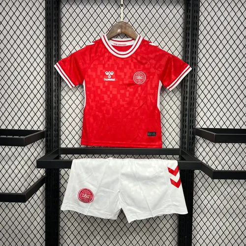 2024-2025 Denmark National Team Home Football Shirt AAA fan-grade Kids Size