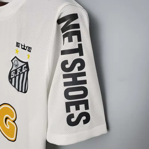 2012 Retro Santos Heim Fußballtrikot AAA fan-gradät — view 5