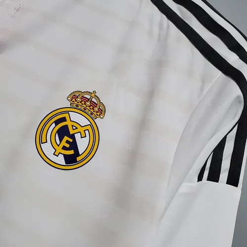 Retro Long Sleeve 2014/2015 Real Madrid Home — view 5