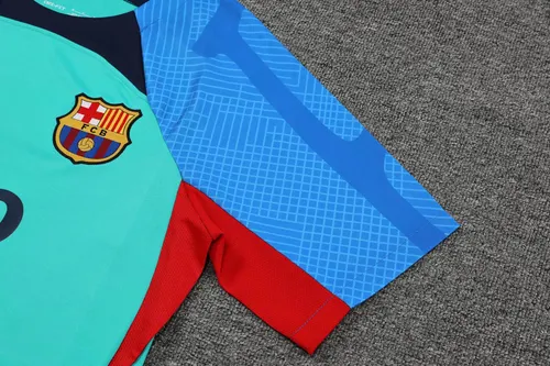 2022/2023 Barcelona Jersey Training Wear Green Blue — view 5