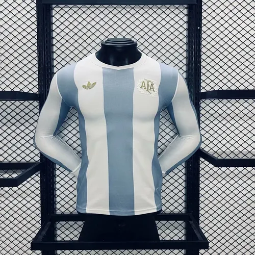 2025/2026 Long Sleeves Player Version Argentina 50th Anniversary Edition Football Jersey AAA fan-grade