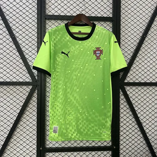 Camisa de Goleiro Portugal Verde 2025 AAA Grau Fã — view 1