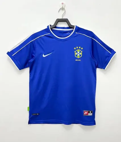 1998 Retro Brazil Away Soccer Jersey AAA fan-grade — view 1
