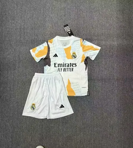 2025/2026 Real Madrid Pre-match training uniforms Football Shirt AAA fan-grade Kids Size