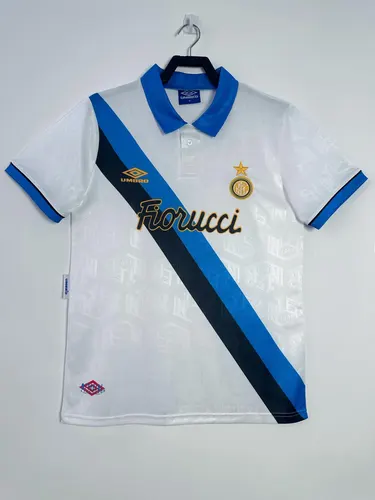 1994-1995 Maillot Extérieur Rétro Inter Milan Qualité Thaï
