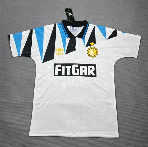 1992-1993 Rétro Inter Milan Extérieur Maillot de Football Qualité Thaï