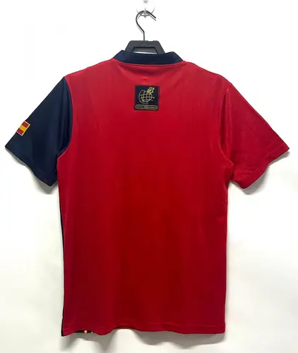 1996 Retro Spain Home Soccer Shirt — view 2