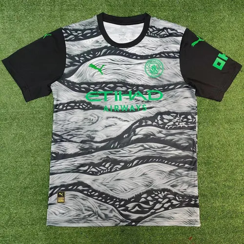 2025/2026 Manchester City Black & Grey Concept Edition Football Jersey AAA fan-grade