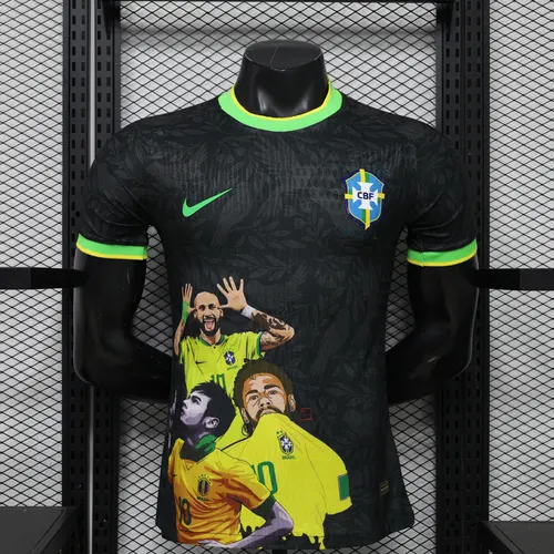 2026 プレイヤーバージョン ブラジル代表チーム ネイマール スペシャルエディション フットボールシャツ AAA ファングレード