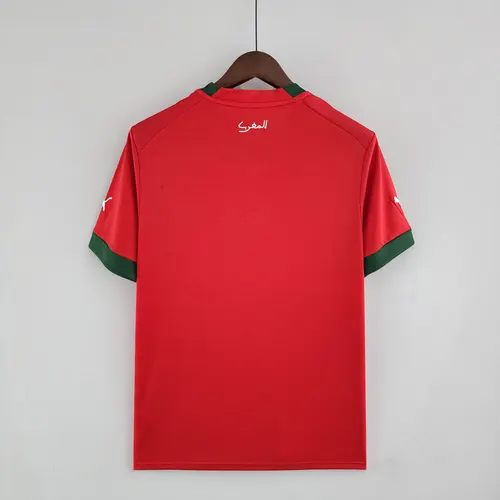 كأس العالم 2022 قميص المغرب الأساسي — view 2