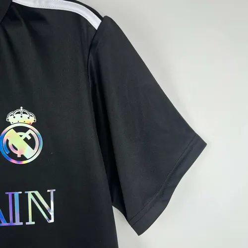 2023-2024 Real Madrid Sonderedition Schwarzes Fußballtrikot — view 8