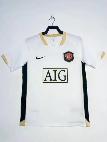 2006/2007 Retro Manchester United Equipación Visitante Camiseta de Fútbol Calidad Tailandesa