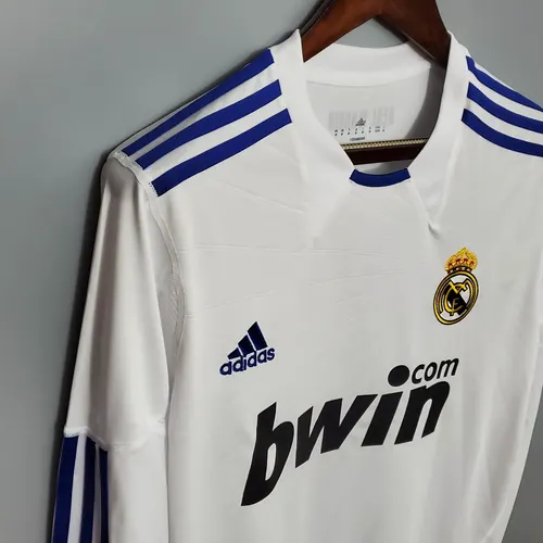 2010/2011 Retro Long Sleeve Real Madrid Home — view 6