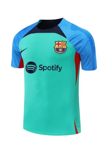 2022/2023 Barcelona Jersey Training Wear Green Blue — view 3