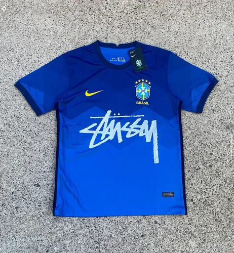 2021 Brazil X STUSSY Special Edition Jersey AAA fan-grade — view 1