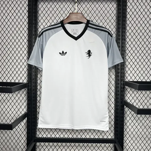 2024/2025 Juventus Pre-match Training Uniform White Jersey AAA fan-grade