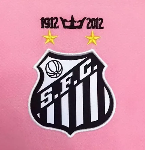 2012 Retro Santos Pink Football Jersey 1:1 Thai Quality — view 5