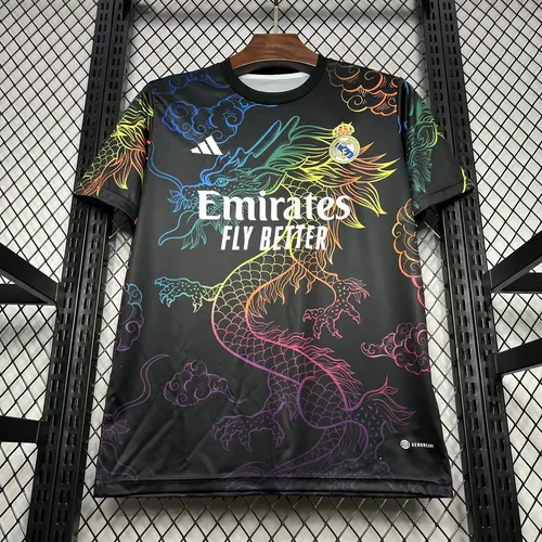 2024/2025 Real Madrid Black Cailong Special Edition Jersey AAA fan-grade — view 5
