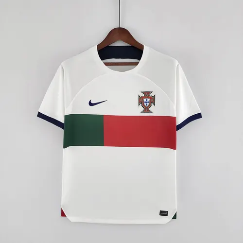 Camisa de Futebol Portugal Fora Copa do Mundo FIFA 2022 — view 1