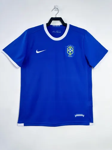 2006 Retro Brazil Away Soccer Jersey AAA fan-grade — view 1