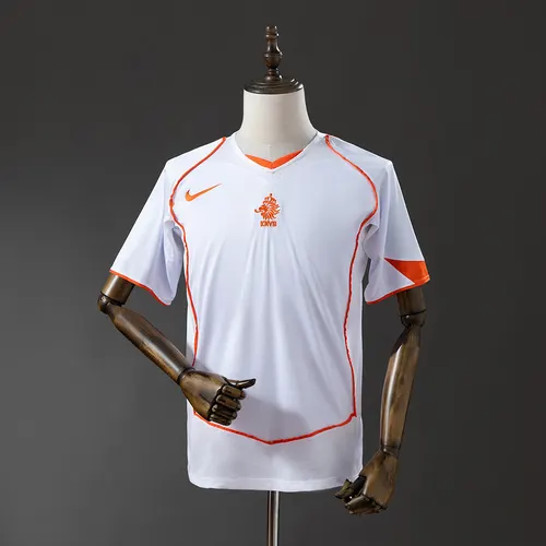 2004 Retro Niederlande Nationalmannschaft Auswärtstrikot AAA Fan-Qualität
