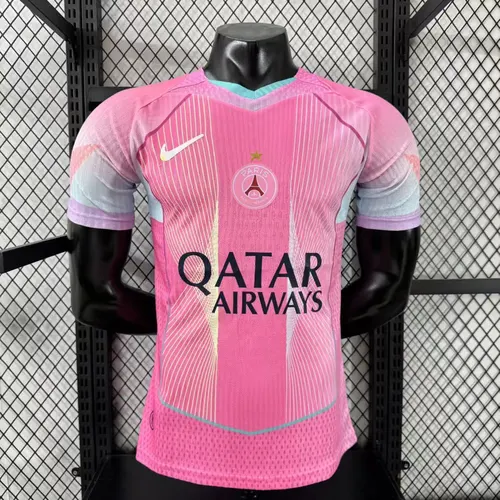 2025/2026 Player Version Psg Paris Saint-Germain Special Edition Pink Football Jersey AAA fan-grade
