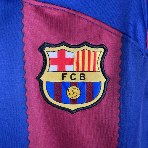 2023/2024 Manga Longa Barcelona Home Qualidade Tailandesa — view 6