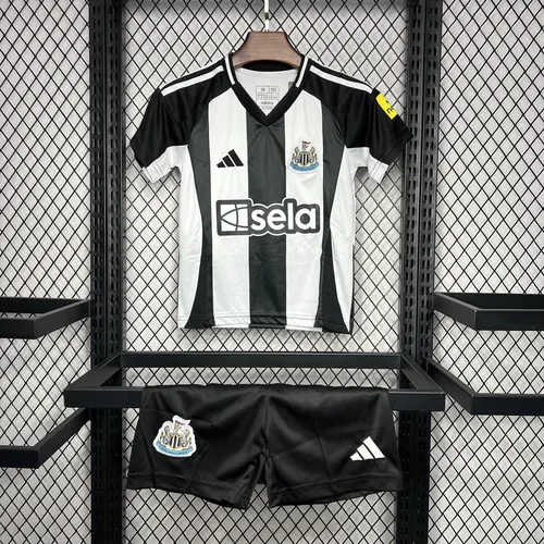 2024/2025 Newcastle United Home Football Jersey Shirt AAA fan-grade Kids Size