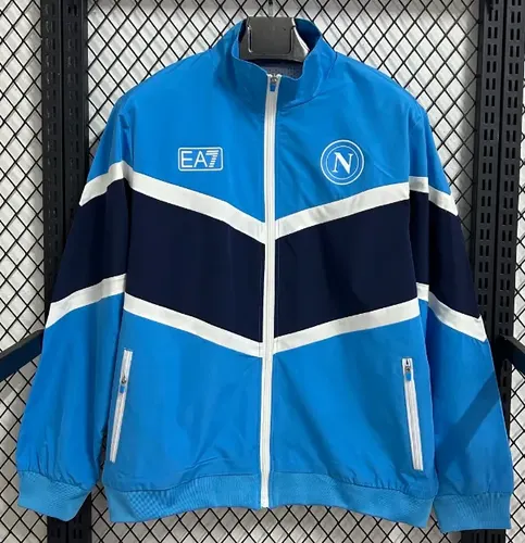 2025/2026 Napoli Blue And Blue Windbreaker Football Shirt 1:1 Thai Quality