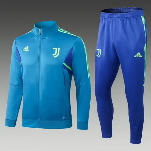 2022/2023 Juventus Long Zipped Jacket Blue Football Shirt AAA fan-grade Set