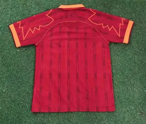 1999/2000 Retro Roma Home Soccer Jersey — view 2