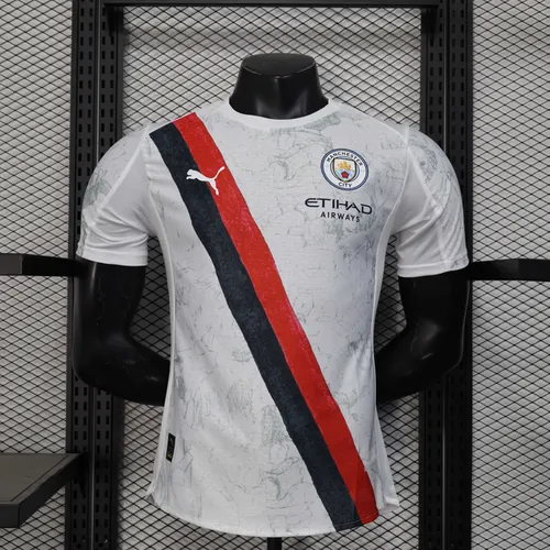 2025/2026 Player Version Manchester City KidSuper Joint Edition White Football Shirt AAA fan-grade
