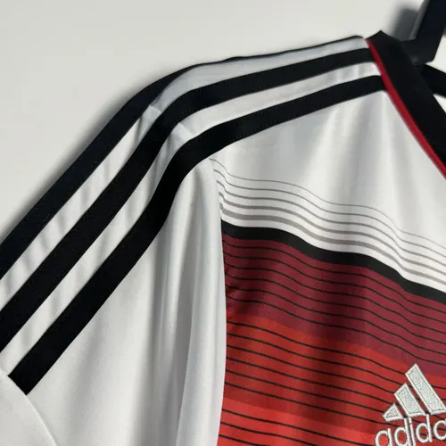 2014 Retro Soccer Jersey Germany Home — view 4
