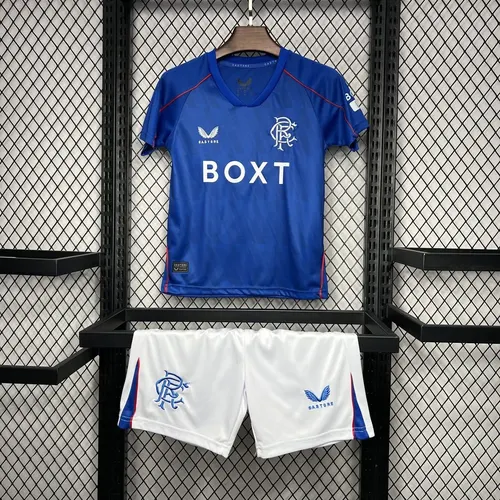 2024/2025 Rangers Home Football Shirt AAA fan-grade Kids Size