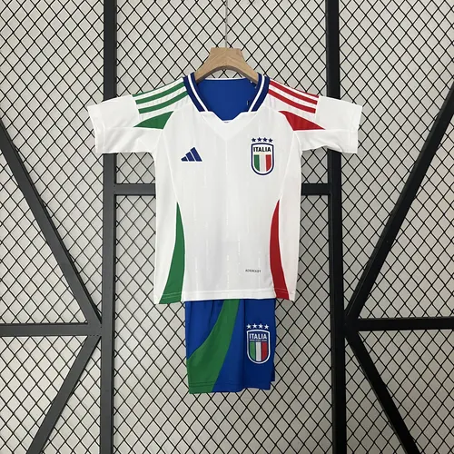 2024-2025 Italy Away Soccer Shirt Kids Size