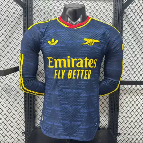 2026/2027 Long Sleeves Player Version Arsenal Away Football Shirt 1:1 Thai Quality