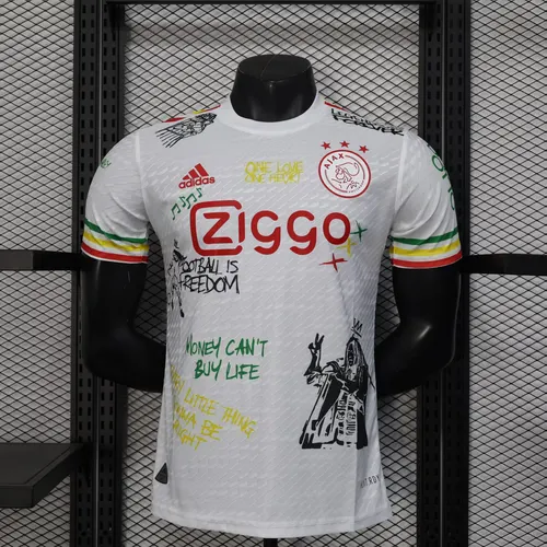 2025/2026 Player Version Ajax Doodle plate Football Jersey AAA fan-grade