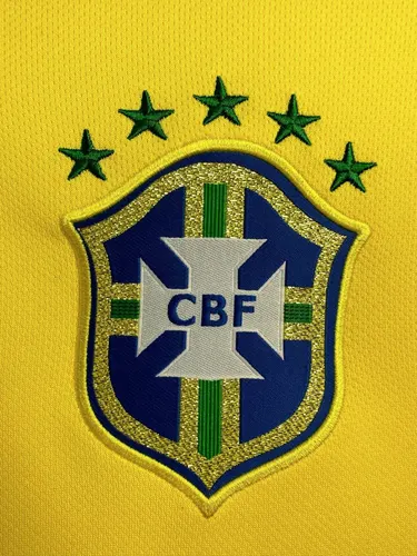 2014 Retro Brazil Home Soccer Jersey AAA fan-grade — view 5