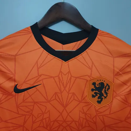 Soccer Shirt Netherlands 2020 Red Home — view 3