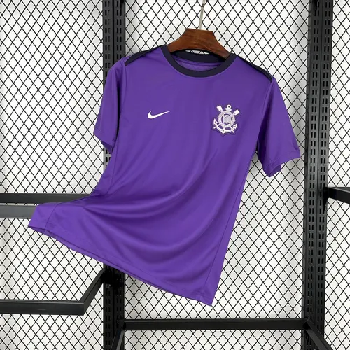 2025/2026 Corinthians Purple pre-match training Football Jersey AAA fan-grade