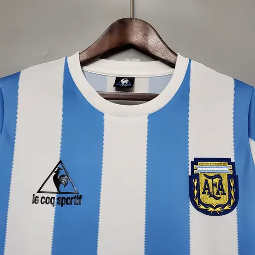 1986 Retro Argentina National Team Home Jersey — view 3