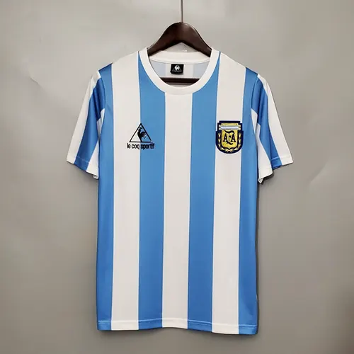 1986 Retro Argentina National Team Home Jersey — view 1