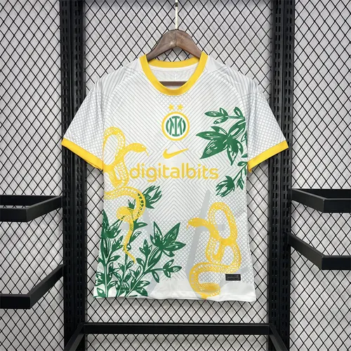 2024/2025 Inter Milan Special Edition Yellow Football Jersey AAA fan-grade