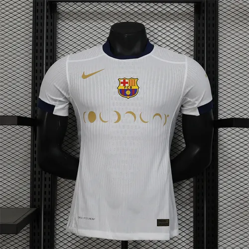 2024/2025 Player Version Barcelona White Coldplay Jersey AAA fan-grade