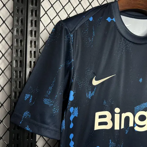 2024/2025 Chelsea Dunkelblau Vorbereitungstrainings-Trikot — view 5