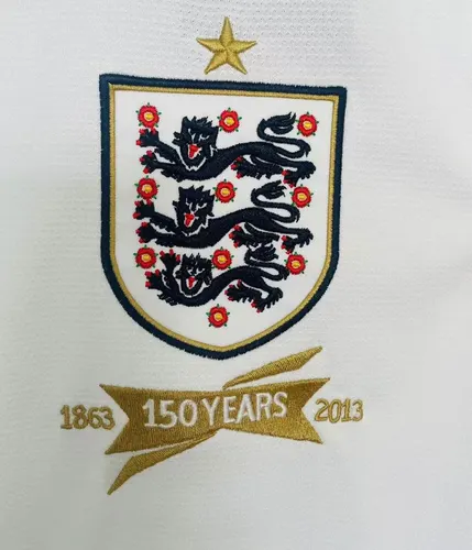 2013 Retro England Home Soccer Jersey AAA fan-grade — view 3