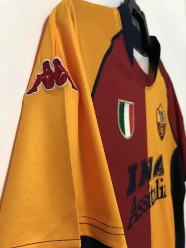 2000-2001 Retro Roma Home Soccer Jersey AAA fan-grade — view 5