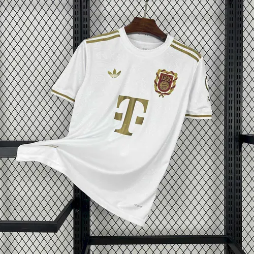 Maillot édition 125e anniversaire Bayern Munich 2025/2026 Blanc Football Jersey Qualité Thaï