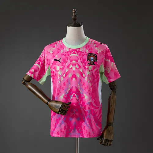 Camisa de Goleiro Rosa de Portugal 2026 AAA qualidade fã