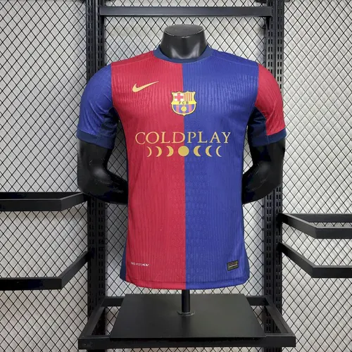 2024/2025 Player Version Barcelona Local Sponsor Coldplay Jersey AAA fan-grade